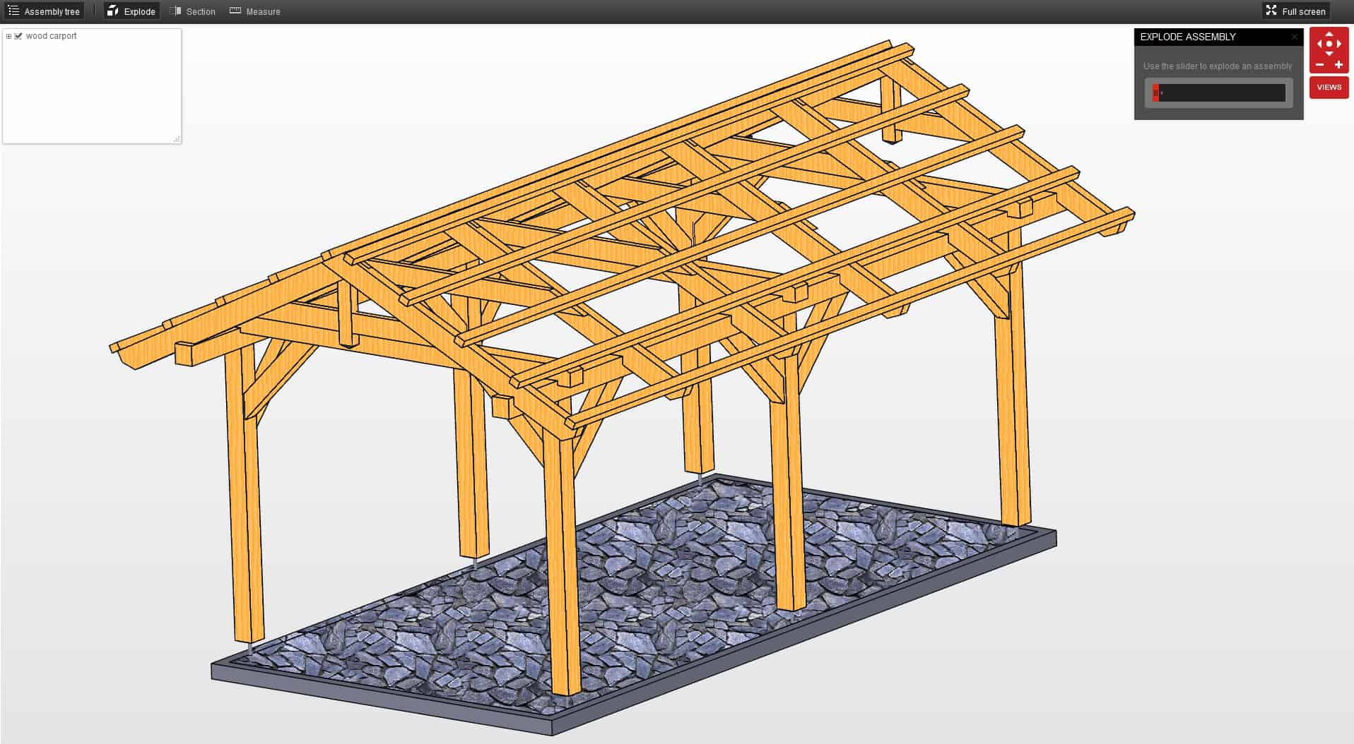 Premium 3D CAD Zeichnungen carport selber bauen